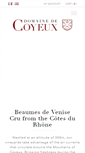 Mobile Screenshot of domainedecoyeux.com