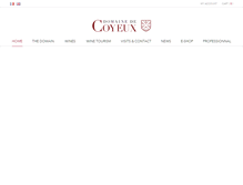 Tablet Screenshot of domainedecoyeux.com